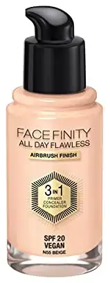 Debenhams Facefinity All Day Flawless 3 in 1 Vegan Foundation in Beige