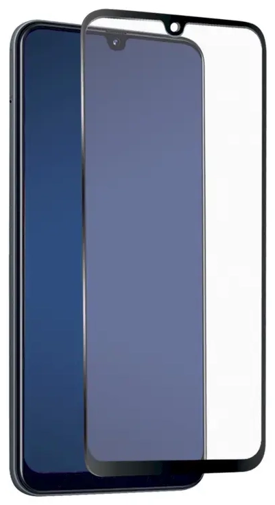GoodBuy 9D pilnam ekrānam ar rāmi aizsargstikls telefonam Samsung Galaxy A42 melns