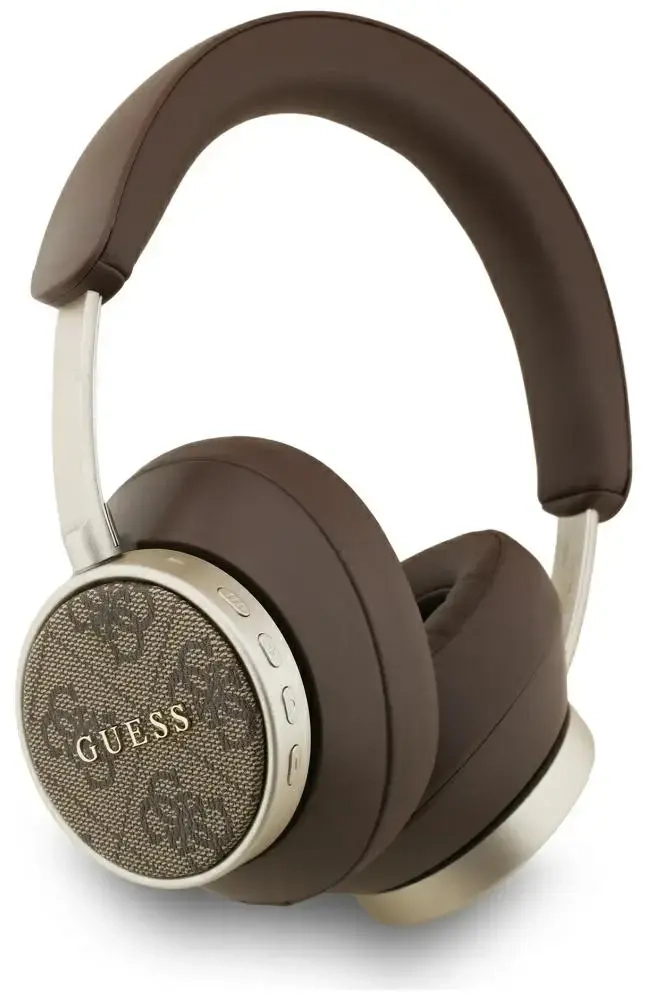 Słuchawki nauszne Guess Bluetooth 4G      Classic Logo brązowy