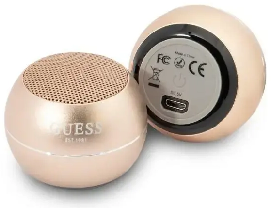 Guess Speaker Bluetooth GUWSALGED Speaker mini gold