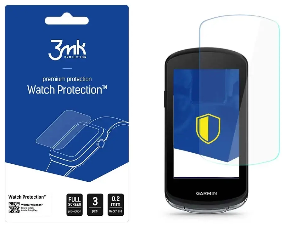Garmin Edge 1040 - 3mk Watch Protection™ v. FlexibleGlass Lite screen protector