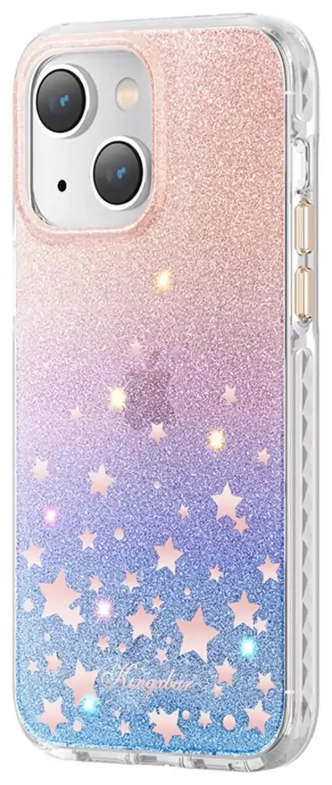 Kingxbar Heart Star Series case for iPhone 14 Plus case with zodiac stars