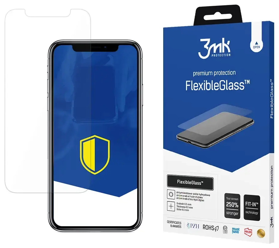 Apple iPhone X - 3mk FlexibleGlass™ screen protector