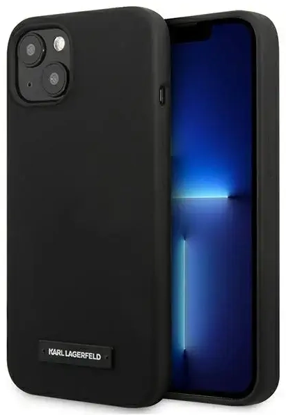 Karl Lagerfeld KLHCP13SSLMP1K iPhone 13 mini 5,4" hardcase czarny|black Silicone Plaque