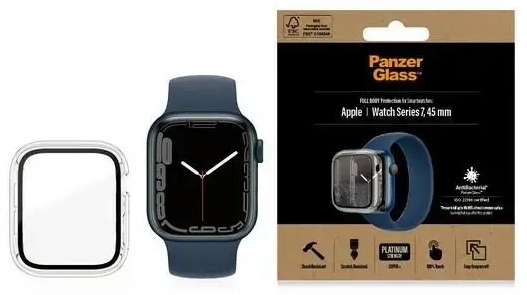PanzerGlass Full Body Apple Watch 7|8 45mm transparent AB 3659