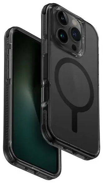 UNIQ etui Combat iPhone 16 Pro Max 6.9" Magclick Charging czarny|carbon black