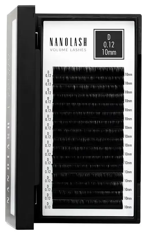 Nanolash - Volume Lashes Pestanas Postizas 012 D 10 Mm 1 U