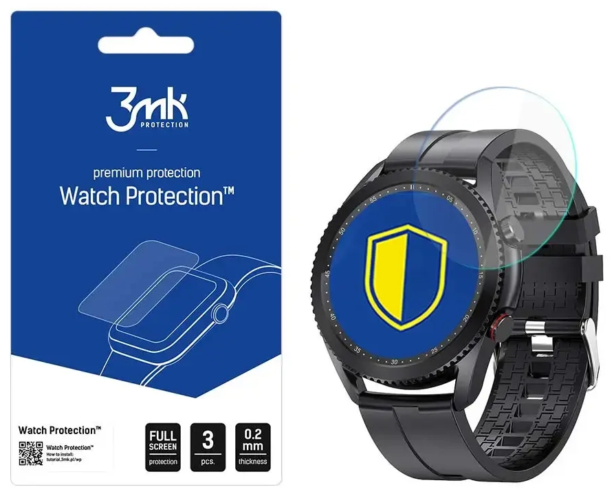 MEDIA-TECH Activeband Venetia - 3mk Watch Protection™ v. FlexibleGlass Lite screen protector