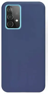 Fusion Soft matte silicone protective case for Motorola Moto g84 dark blue