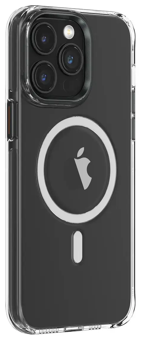 Comma Crystal Mag maciņš ar MagSafe atbalstu telefonam iPhone 15 Plus caurspīdīgs