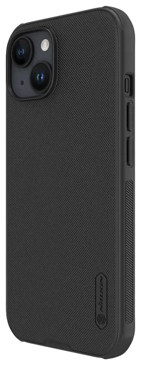 Nillkin Super Frosted PRO Back Cover for Apple iPhone 15 Black (Without Logo Cutout)
