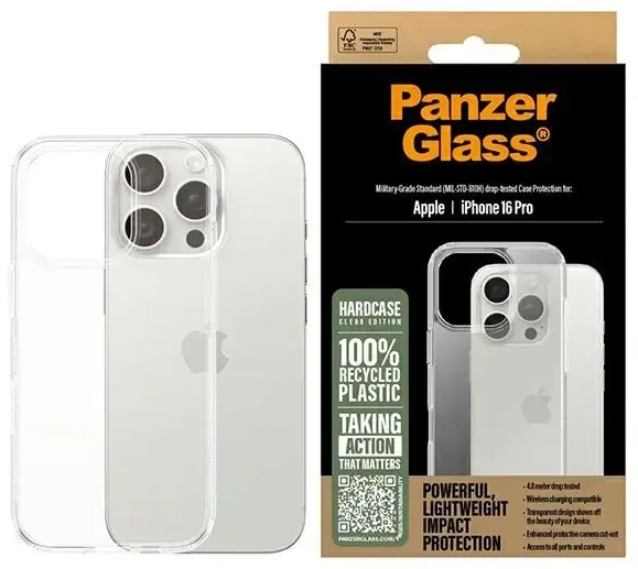 PanzerGlass HardCase iPhone 16 Pro 6.3" przezroczysty|transparent 1288
