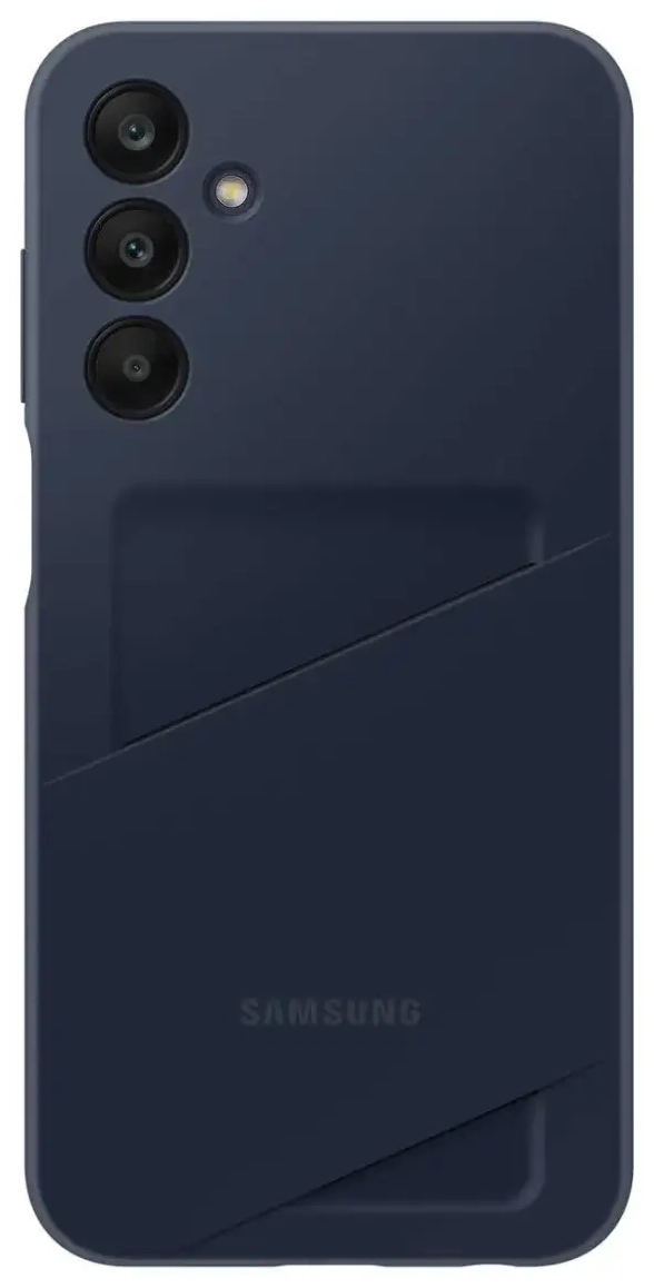 Samsung Card Slot Case EF-OA156TBEGWW with card slot for Samsung Galaxy A15 | A15 5G - black and blue