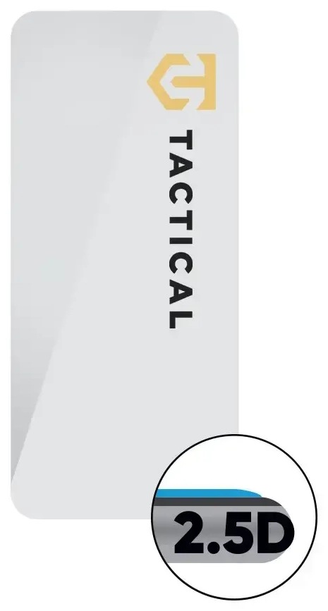 Tactical Glass Shield 2.5D apsauginis stiklas telefonui Motorola G73 skaidrus