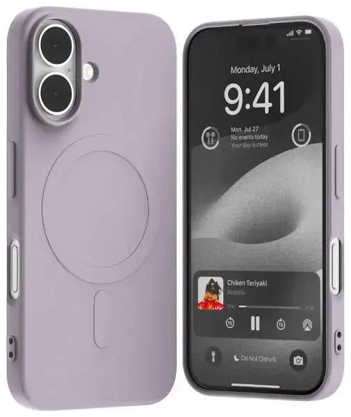 Mercury MagSafe Semi-Silicone iPhone 16 6,1" liliowy fiolet |lilac purple