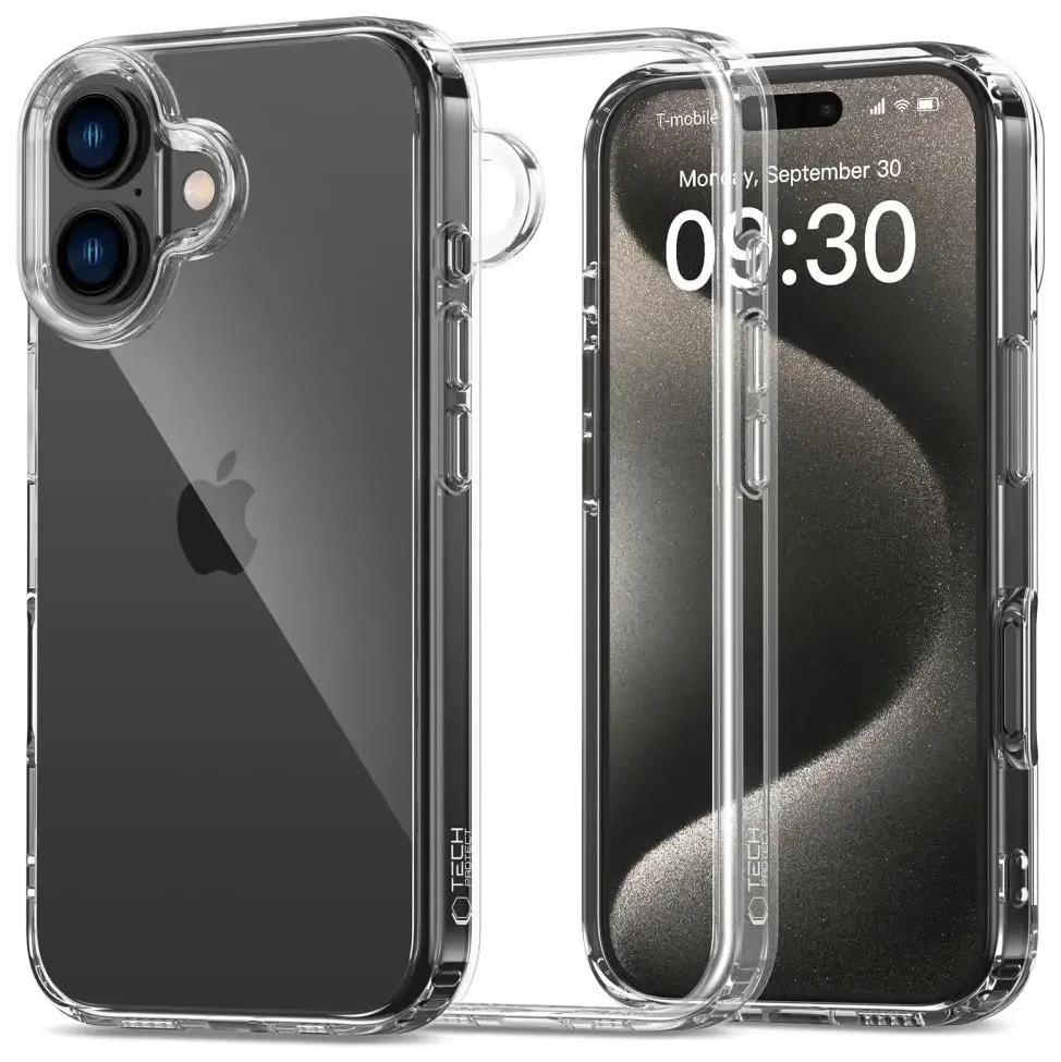 TECH-PROTECT FLEXAIR HIBRĪDS IPHONE 16 CAURSPĪDĪGS