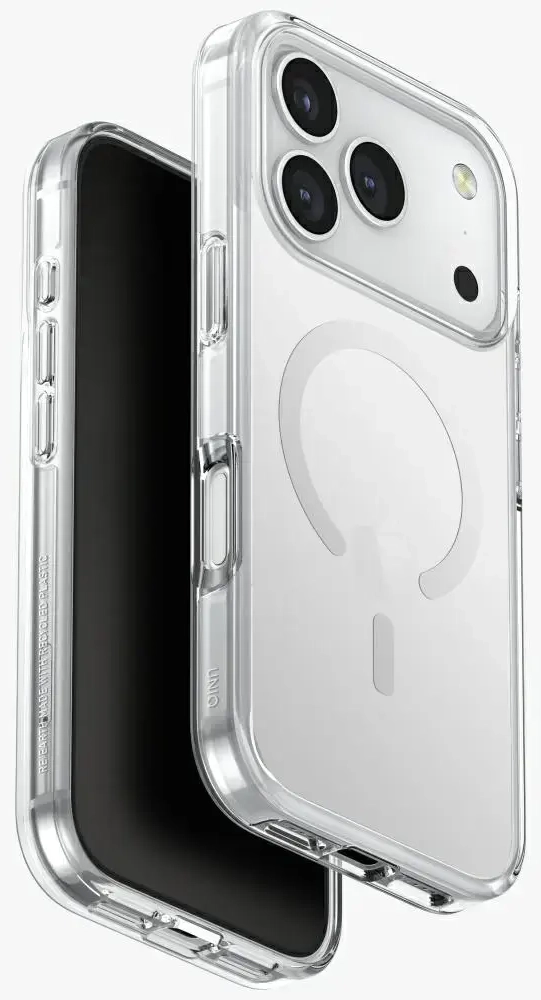 UNIQ Clario Case for iPhone 17 Pro Magclick Charging Transparent