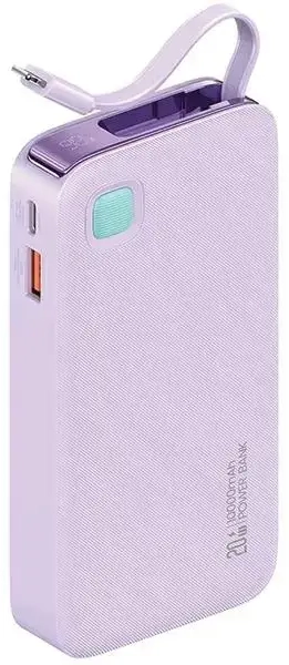 USAMS XY Series external battery (powerbank) | 10000 mAh | 20W | Lightning | purple