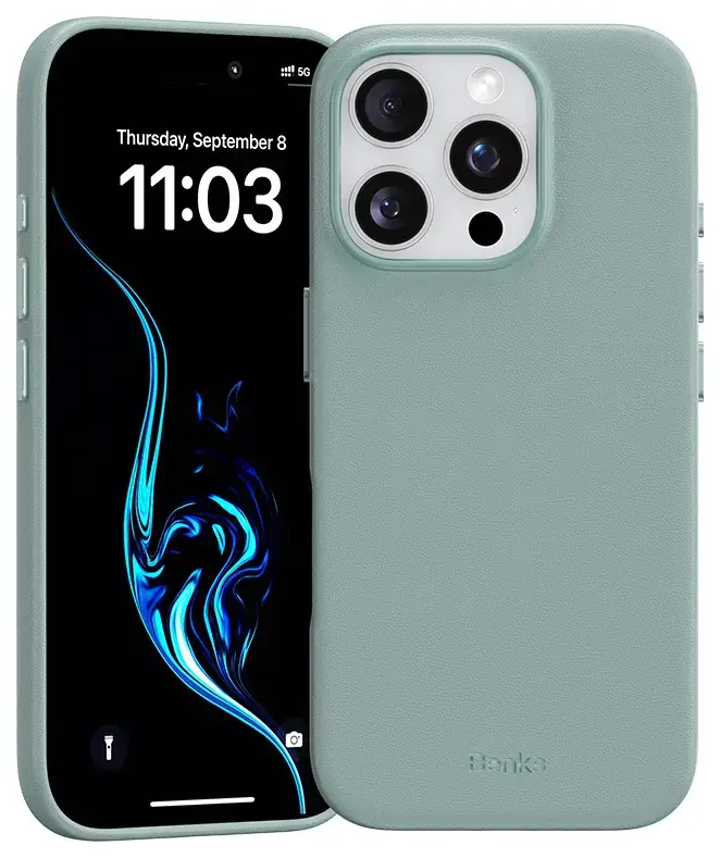 Benks Magnetic Vita Pro phone case for iPhone 16 Pro green