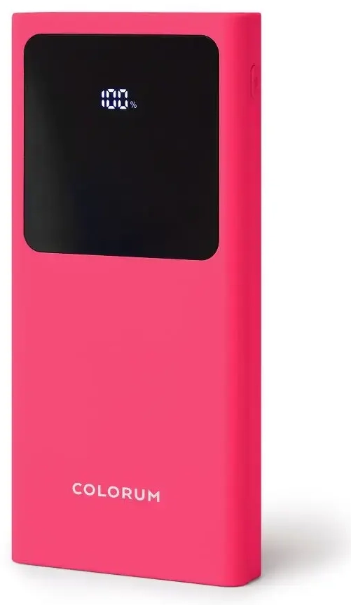 COLORUM CPB10-02 ārējais akumulators (powerbank) | 10000 mAh | magenta