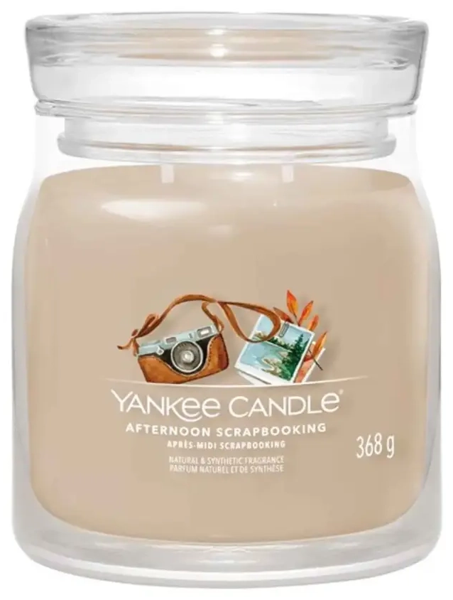Yankee Candle Afternoon Scrapbooking Signature Candle Medium 368g