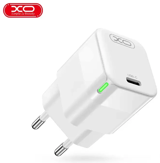 XO CE06 tīkla lādētājs | 30W | PD | USB-C | balts