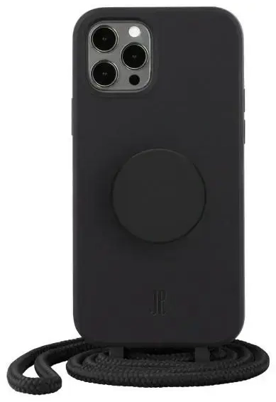Etui JE PopGrip iPhone 12 Pro Max 6,7" czarny|black 30161 AW|SS23 (Just Elegance)