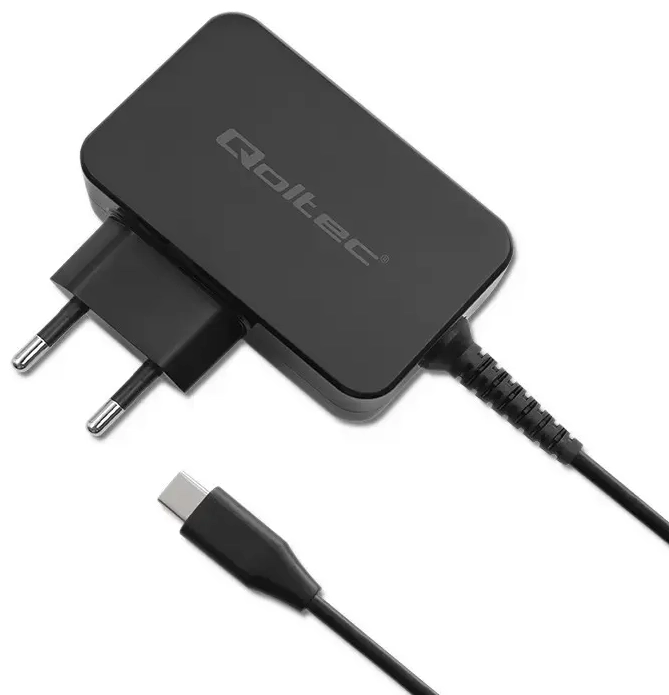 Qoltec GaN POWER PRO kelioninis įkroviklis | 30W | GaN | USB-C