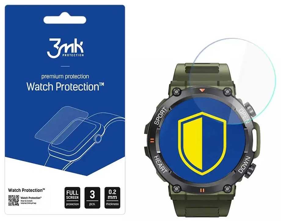 Rubicon RNCE95 - 3mk Watch Protection™ v. FlexibleGlass Lite screen protector