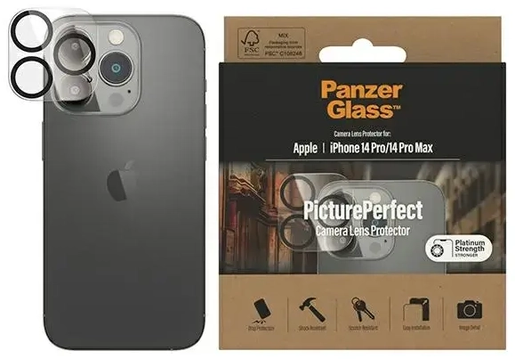 PanzerGlass Camera Protector iPhone 14 Pro | 14 Pro Max Platinium Strength 0400