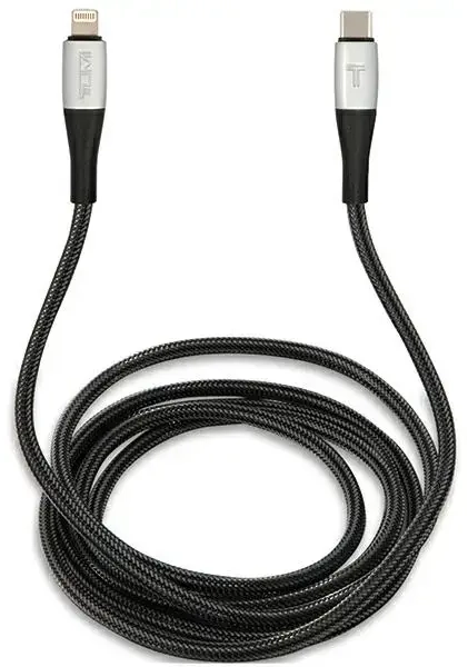 TUMI TUCCSMFI duomenų perdavimo ir įkrovimo laidas | MFI | USB-C į Lightning | 1.5m | juodas