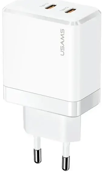 USAMS T54 tīkla lādētājs | 40W | PD | USB-C | balts