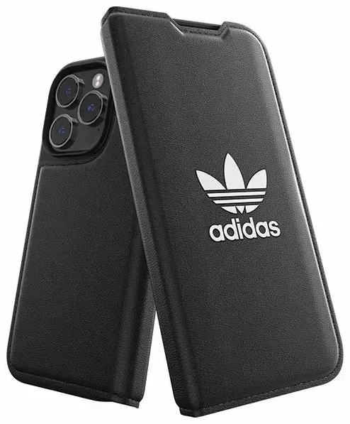 Adidas OR Booklet Case BASIC iPhone 14 Pro 6.1" czarno biały|black white 50182