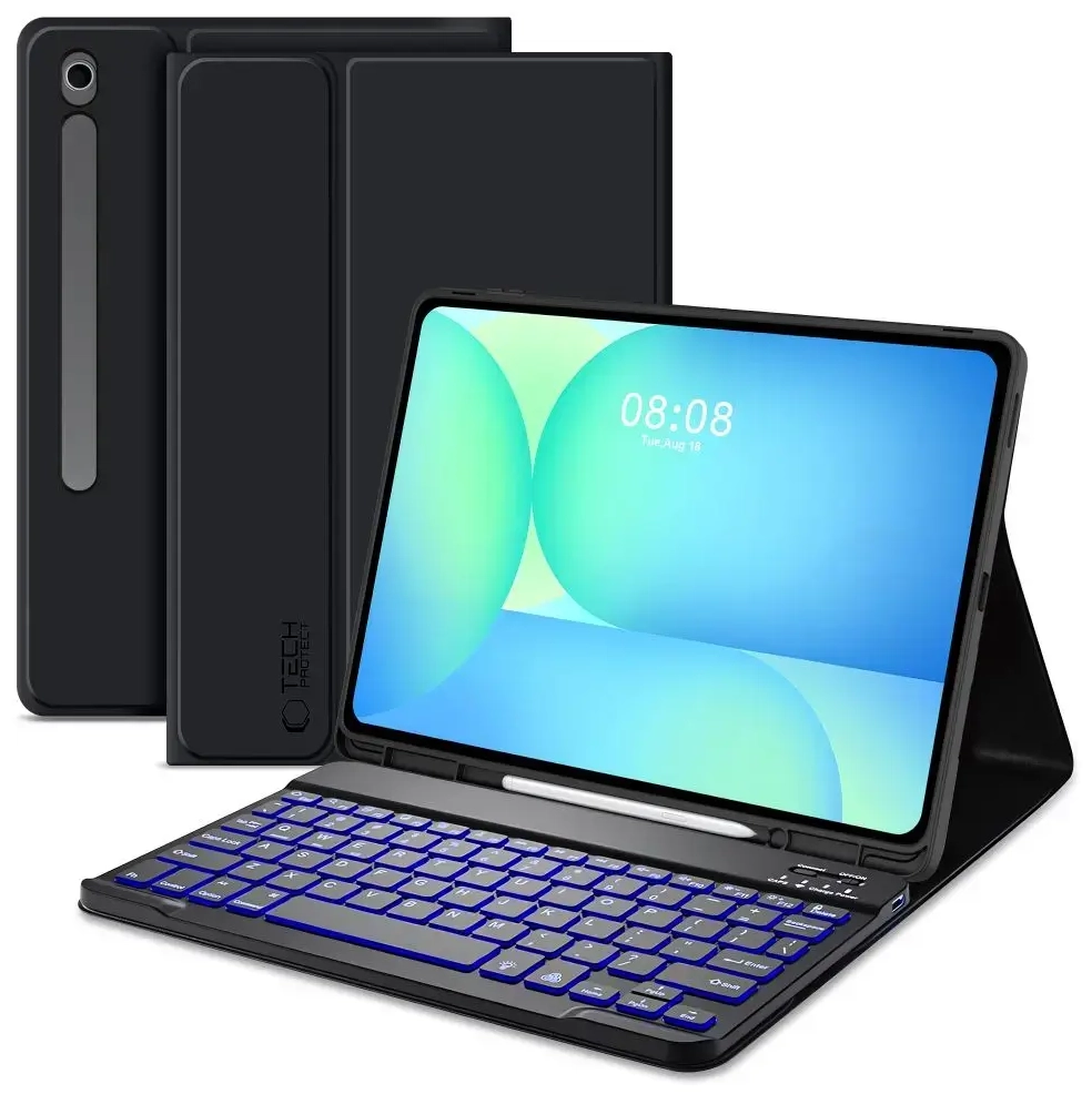 TECH-PROTECT SC PEN + KEYBOARD GALAXY TAB S10 FE+ PLUS 13.1 X620 | X626B BLACK