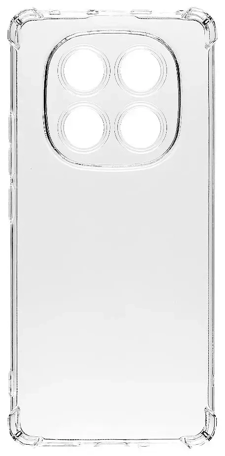 Tactical TPU Plyo Cover for Xiaomi Redmi Note 14 Pro 5G Transparent