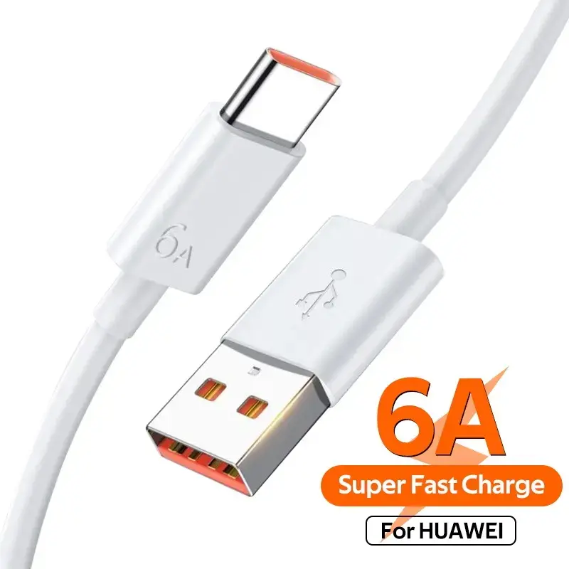 Huawei andmeedastus- ja laadimiskaabel | USB-A – USB-C | 66W | 1m | valge (OEM)
