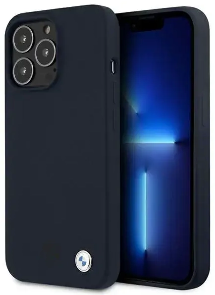 Etui BMW BMHCP13LSILNA iPhone 13 Pro | 13 6,1" granatowy|navy hardcase Silicone Signature