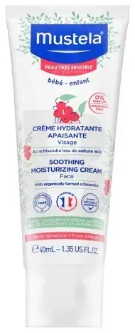 Mustela Bébé raminantis drėkinamasis veido kremas 40 ml