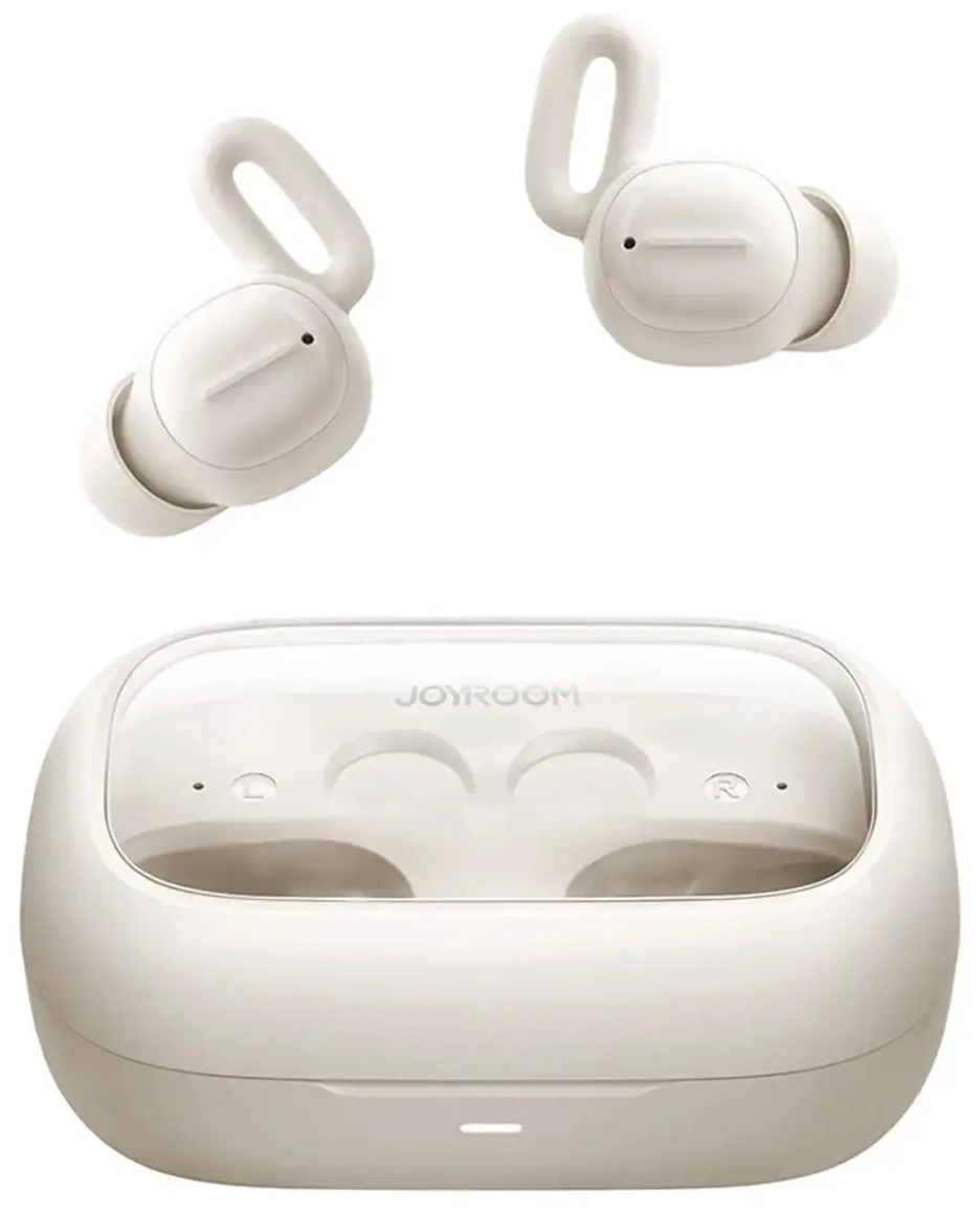 „Joyroom“ JR-TS1 „Cozydots Series“ TWS ausinės su „Bluetooth 5.3“ ir triukšmo slopinimu – baltos