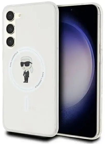Karl Lagerfeld IML Ikonik MagSafe case for Samsung Galaxy S23+ - transparent