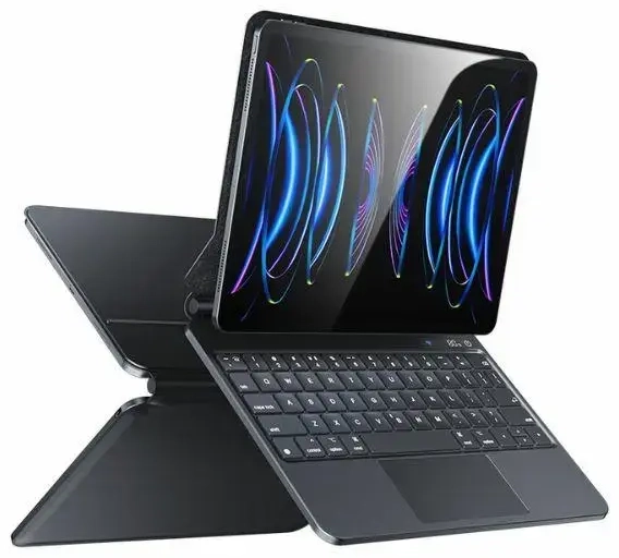 USAMS Etui ochronne z klawiaturą iPad Pro 12,9" czarny|black Miaoke Series IPP12MG01 (US-BH876)
