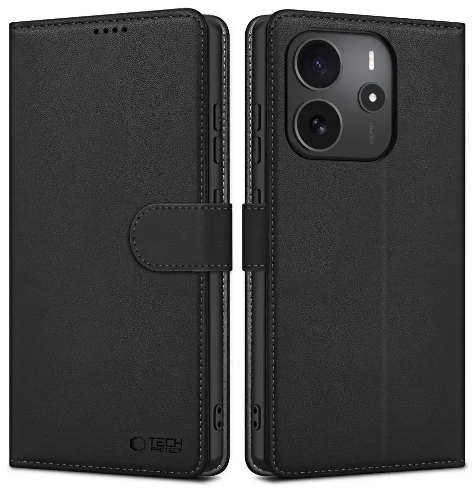 TECH-PROTECT WALLET XIAOMI REDMI NOTE 14 4G | LTE MATTE BLACK