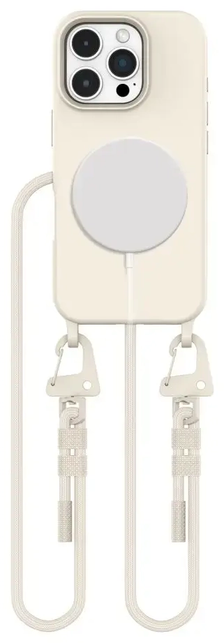 TECH-PROTECT MAGSAFE MAGNETINĖ KAKLO VIRVELĖ IPHONE 16 PRO MAX COSMIC LATTE