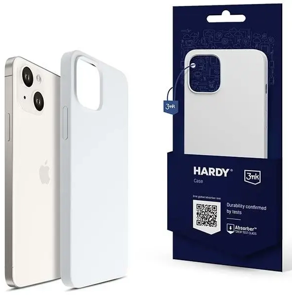 3MK Hardy Case iPhone 14 Plus / 15 Plus6.7" white MagSafe