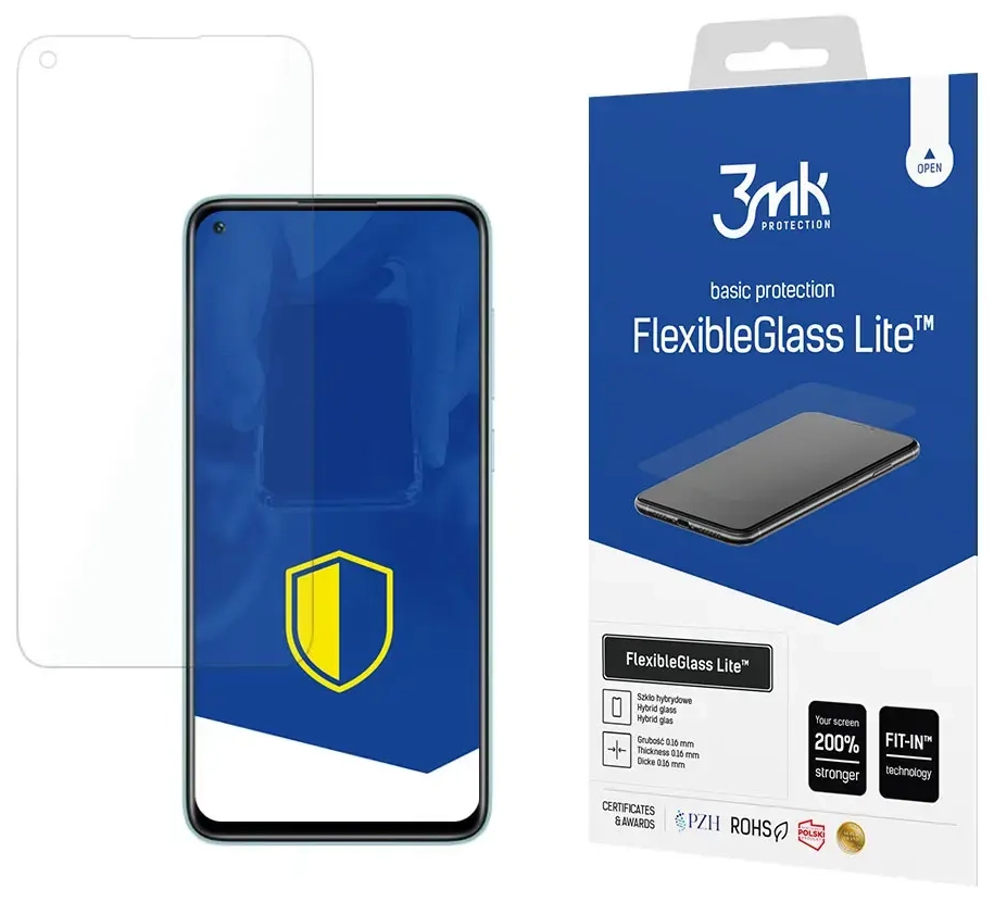 3mk FlexibleGlass Lite™ aizsargstikls telefonam Xiaomi Redmi Note 9 5G