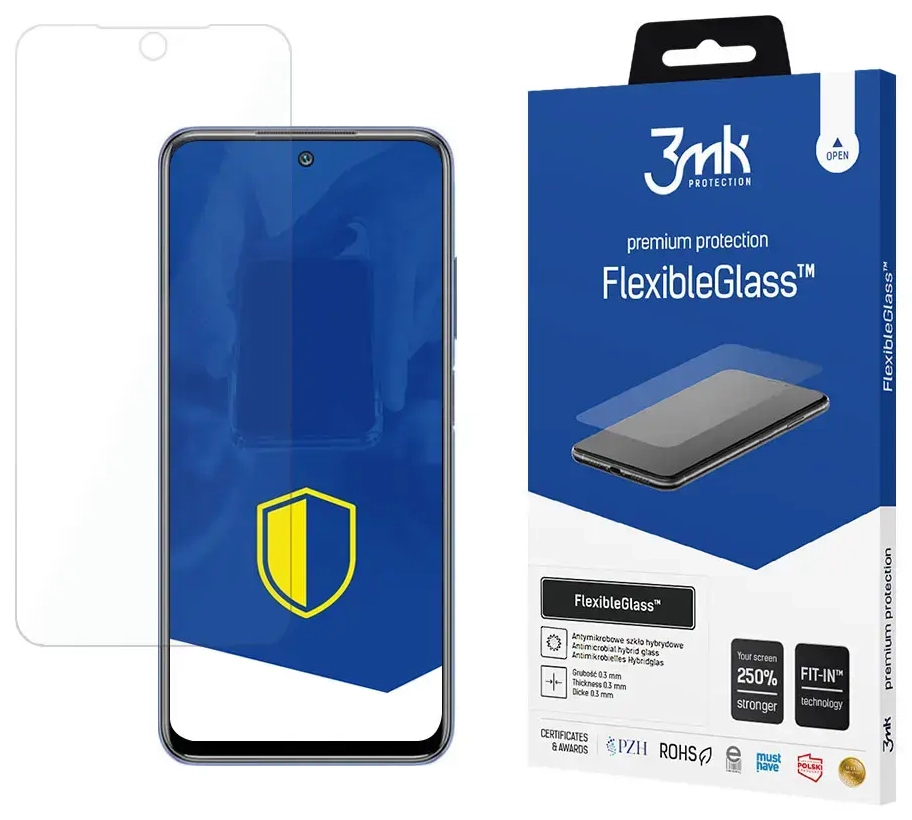 3mk FlexibleGlass™ aizsargstikls telefonam Xiaomi Redmi 10