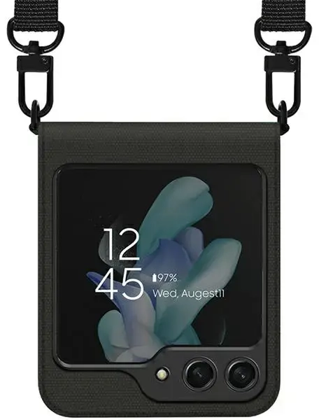 Araree Canvas case for phone Samsung F731 Galaxy Flip 5 black AR10-01778A