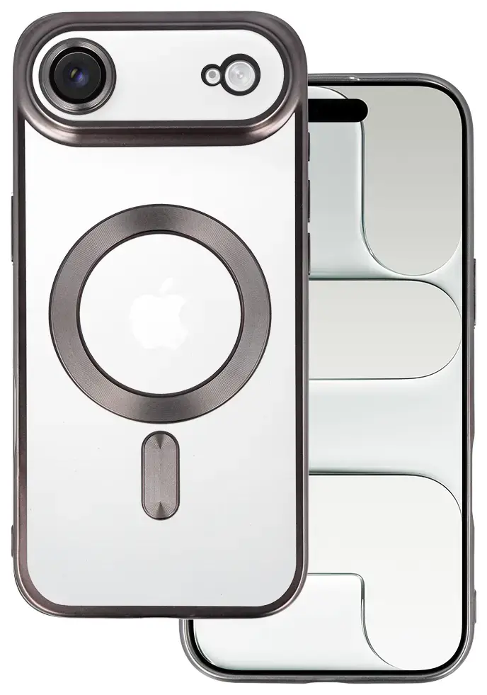 Metallic чехол с поддержкой MagSafe для телефона iPhone 17 Air серый