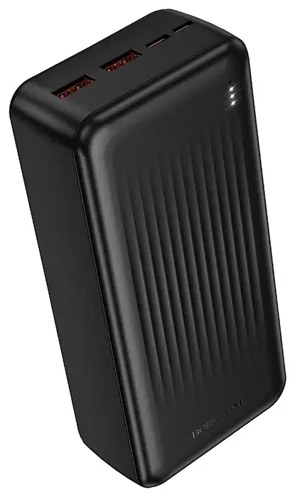 Borofone BJ80B Clever išorinė baterija (powerbank) | 30 000 mAh | 22.5W | PD, QC | USB-A, USB-C | juodas
