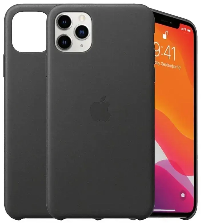 MX0E2ZM|A Apple Leather Cover for iPhone 11 Pro Max Black
